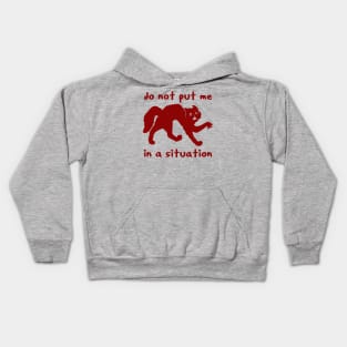 Do Not Put Me In A Situation - Oddly Specific Meme Kids Hoodie